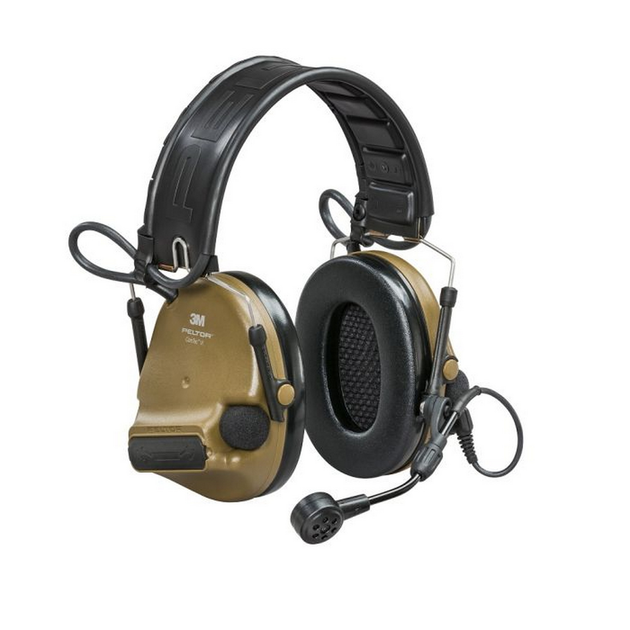 Активные наушники 3M Peltor Comtac VI NIB hearing defender Коричневый - изображение 2