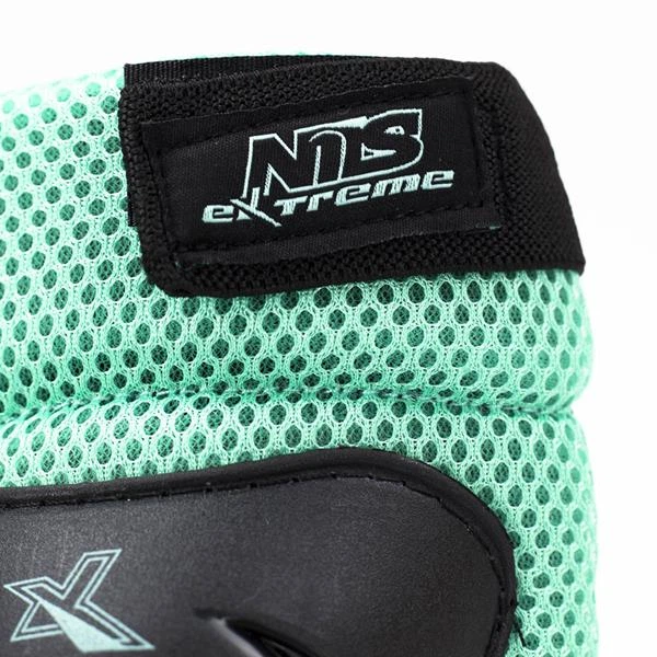 Комплект протекторів розмір M NILS EXTREME H706 чорно-м'ятний - изображение 7