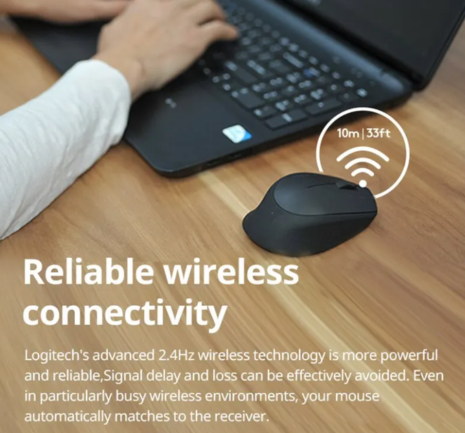 Беспроводная мыша Logitech M280 Wireless Black - изображение 6