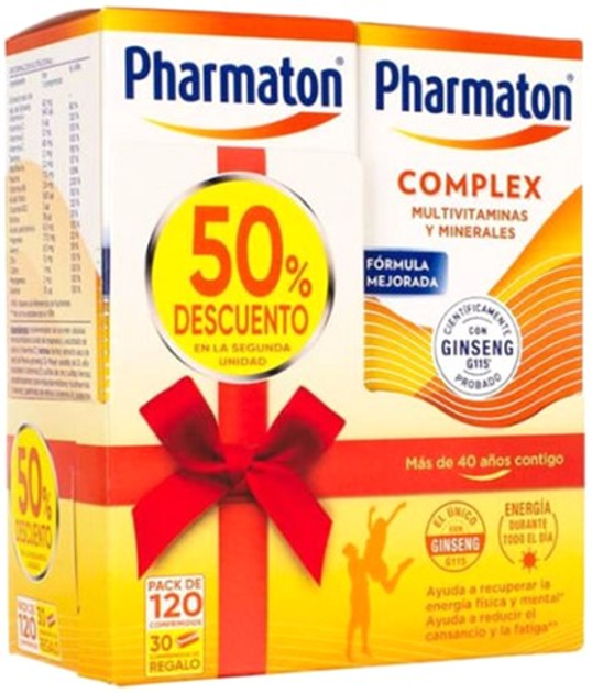 Дієтична добавка Pharmaton Complex 2 x 60 капсул (3664798062762) - зображення 1