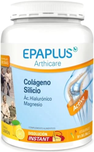 Дієтична добавка Epaplus Collagen Silicon Hyaluronic & Magnesium Lemon 326 г (8430442008074) - зображення 1