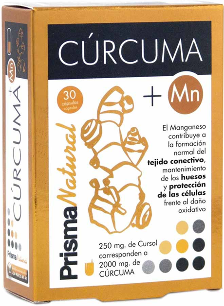 Дієтична добавка Prisma Natural Curcuma 30 капсул (8436048048926) - зображення 1