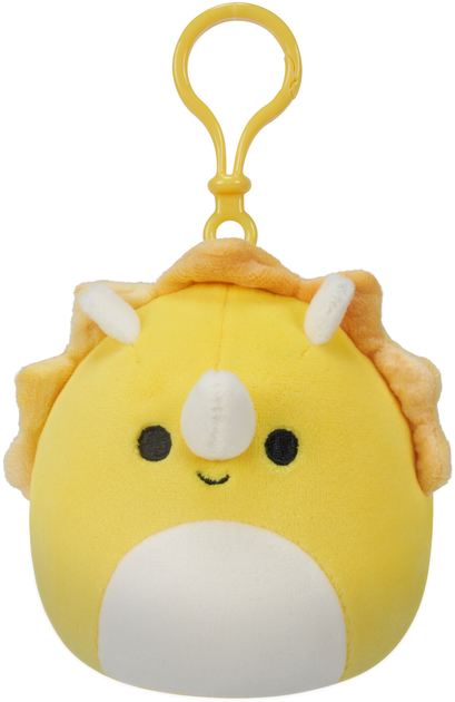 Pluszowy brelok Squishmallows Lancaster - Yellow Triceratops (196566406964) - obraz 1