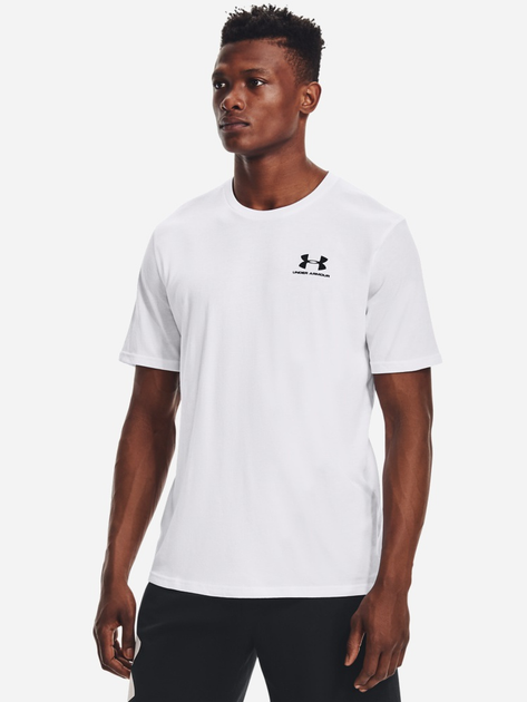 Акція на Футболка довга чоловіча Under Armour Sportstyle Left Chest Ss 1326799-100 L від Rozetka