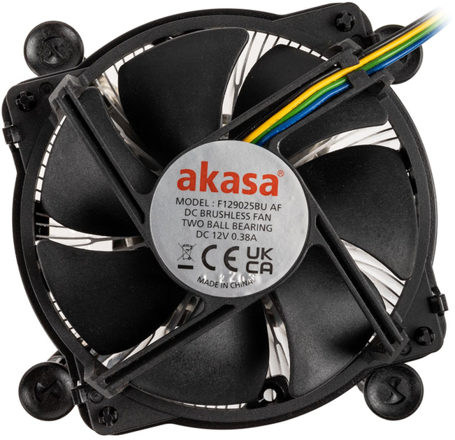 Кулер Akasa AK-CC6606BP01 Low Profile - зображення 2