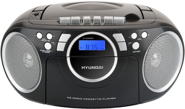 Магнитола Hyundai TRC 788 AU3BS Черный/Серебристый (HY-TRC788AU3BS ...