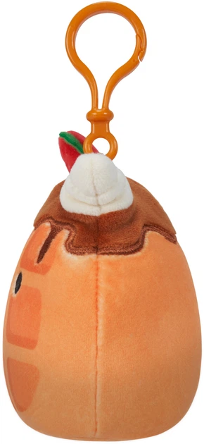 Pluszowy brelok Squishmallows Weaver - Waffle W/Strawberry and Whipped Cream (196566406995) - obraz 4