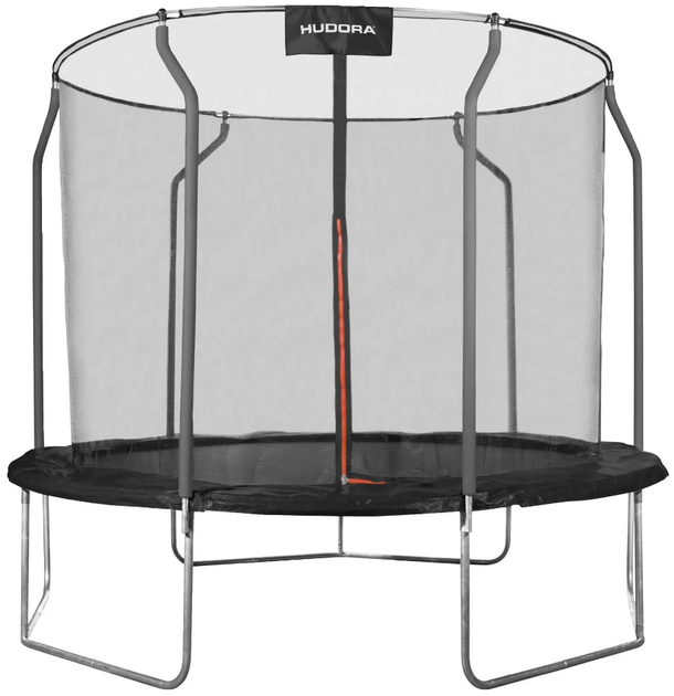 Trampolina Hudora First 300V z siatką ochronną 300 cm (4005998857588) - obraz 1