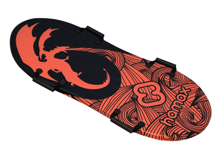 Ślizg Hamax Twin Tip Surfer Comic Black-Orange (550062) - obraz 1