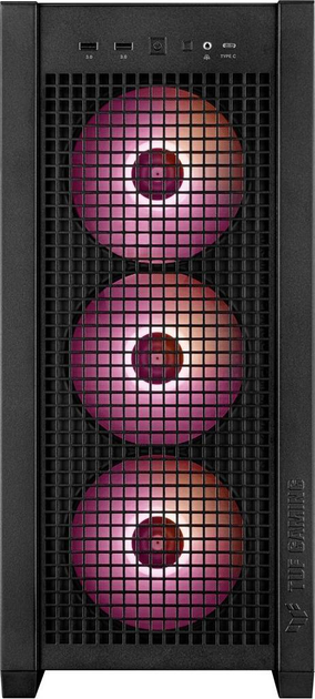 Корпус Asus TUF Gaming GT302 TG ARGB Black (OBUASUOBU0025) - зображення 9