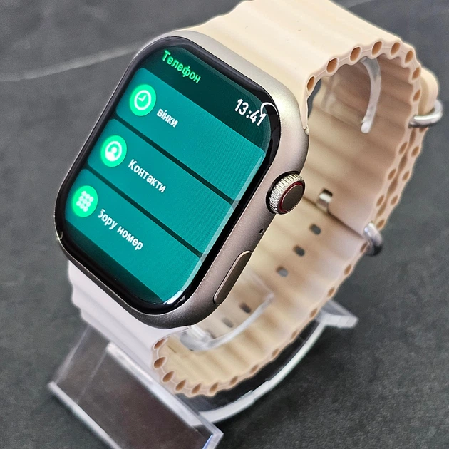 Смарт-годинник Smart Watch W&O 9 X9 Pro Amoled+IP67 45mm укр меню з функцією дзвінка Золото - зображення 10