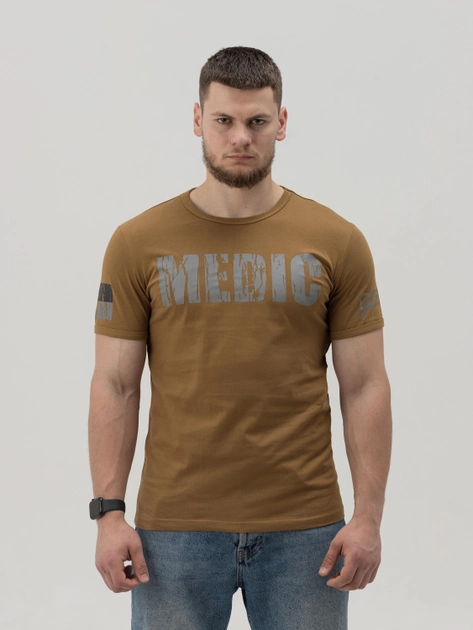 Тактическая футболка BEZET Medic 10125 S Койот (2000101681892) - изображение 1