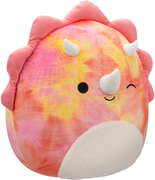 Maskotka Squishmallows Mrugający triceratops Trinity 40 cm (0196566412316) - obraz 3