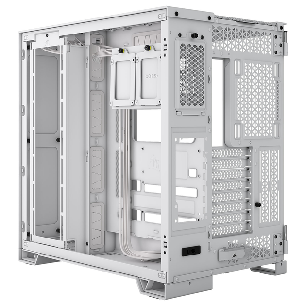 Obudowa Corsair 6500D AIRFLOW Mid-Tower Dual Chamber White (GECS-160) - obraz 5