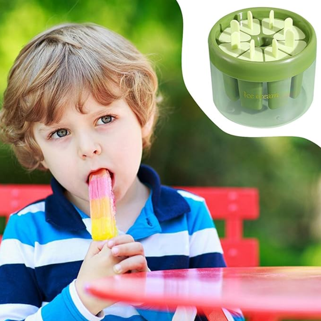 Форма для мороженого, фруктового льда, ІСЕ CREAM MOLD зеленая - Фото 6 Форма для мороженого, фруктового льда, ІСЕ CREAM MOLD зеленая - изображение 6