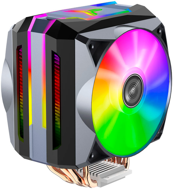 Chłodnica procesora Jonsbo CR-1100 ARGB Dual Fan Grey (CR-1100) - obraz 1