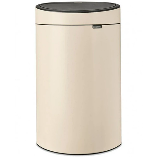 Бак для сміття Brabantia Touch Bin 40 л бежевий 200748 (00801198) - Фото 1 Бак для сміття Brabantia Touch Bin 40 л бежевий 200748 (00801198) - зображення 1
