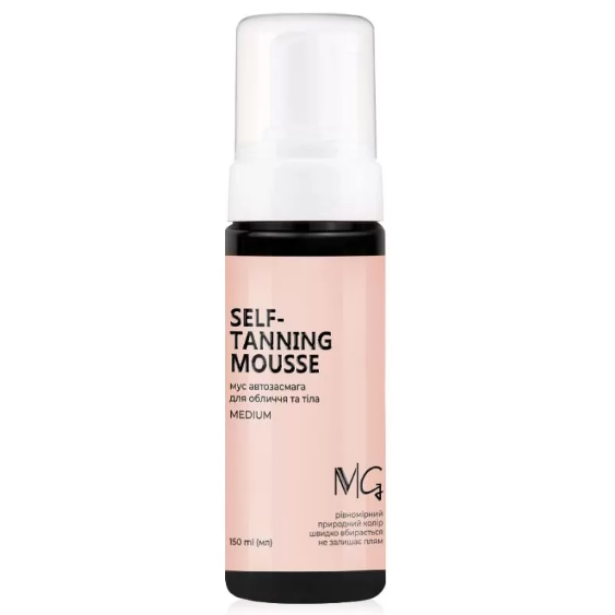 Мусс-автозагар для лица и тела MG Nail Self-tanning mousse Medium 150 мл - Фото 1 Мусс-автозагар для лица и тела MG Nail Self-tanning mousse Medium 150 мл - изображение 1