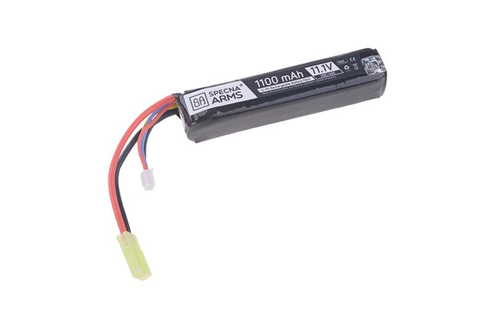 Акумулятор Specna Arms LiPo 11,1V 1100mAh 20/40C - зображення 1