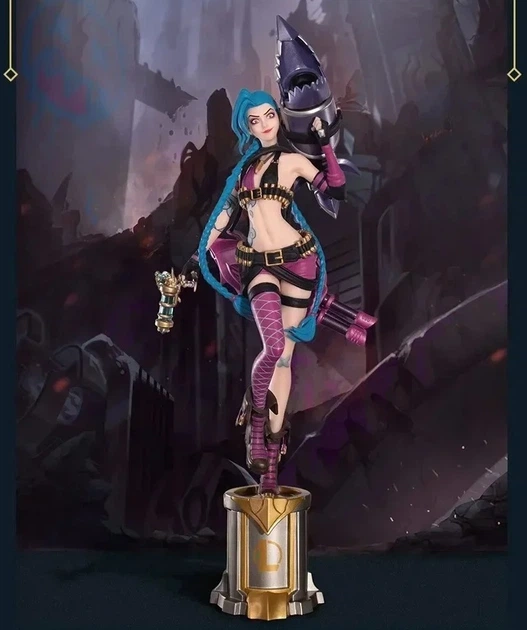 『JINX：ジンクス』ラブラブナイトプールセット ちるちる 징크스 Фігурка з гри League of Legends Ліга легенд, Jinx, Джинкс, 22 см