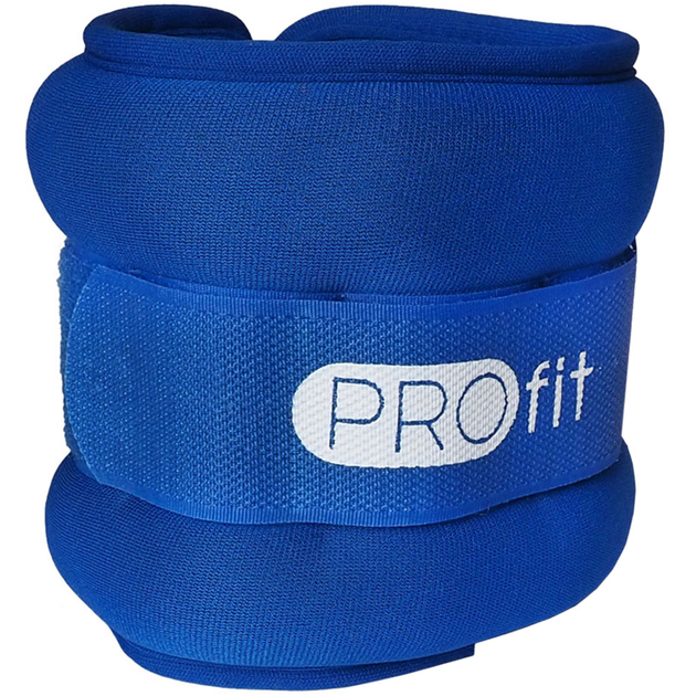 Обтяжувачі для ніг та рук Profit Evolution 2 x 1.5 kg Blue (5902860634294) - зображення 5