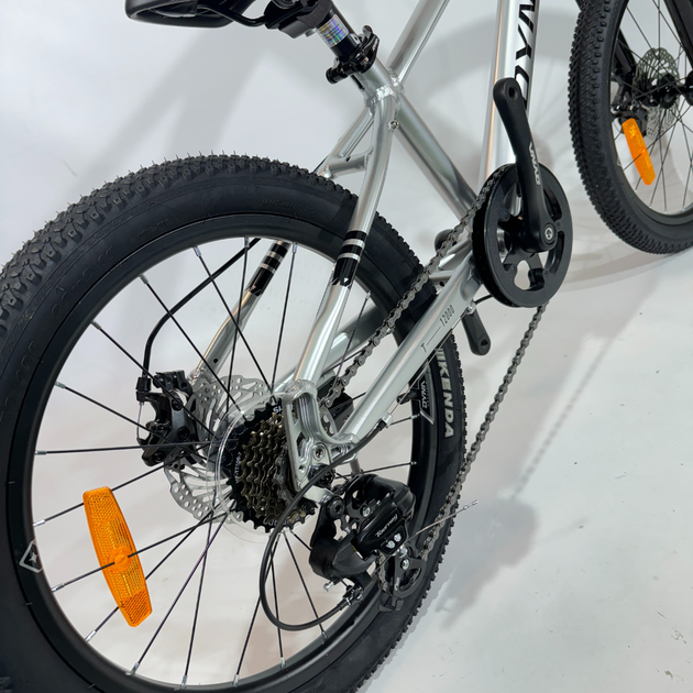 Велосипед подростковый 20" T12000 Dyna 7 скор. алюминий серый - изображение 5