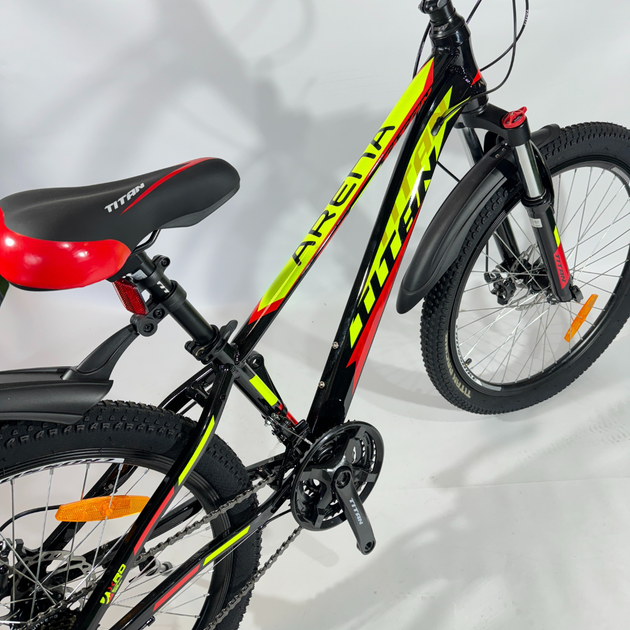 Велосипед Titan 26" Arena 2025 Рама-13" black-red - изображение 2