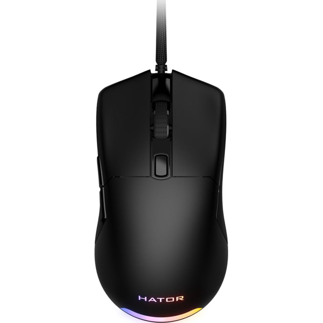 Мышь Hator Pulsar 2 Black USB оптическая (сенсор PixArt 3327) RGB ...