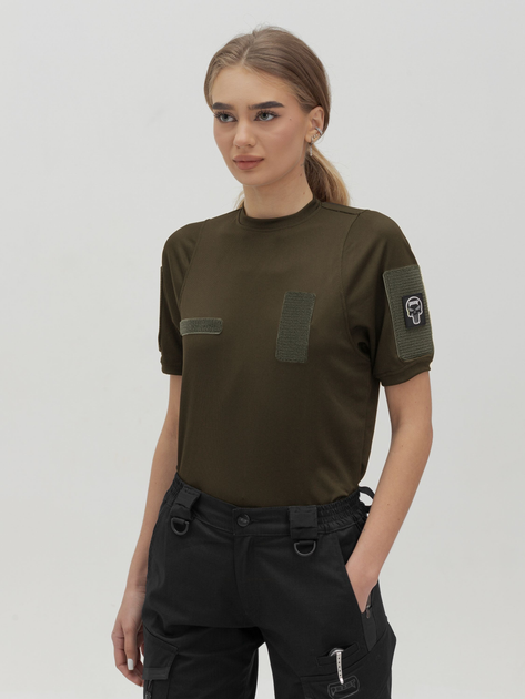 Тактична футболка жіноча BEZET 10342 2XL Хакі (ROZ6501032304) - зображення 1