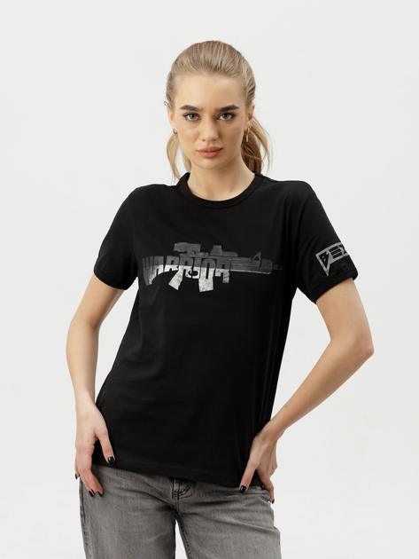 Тактическая футболка женская BEZET Warrior 10131 XL Черная (ROZ6501032345) - изображение 1