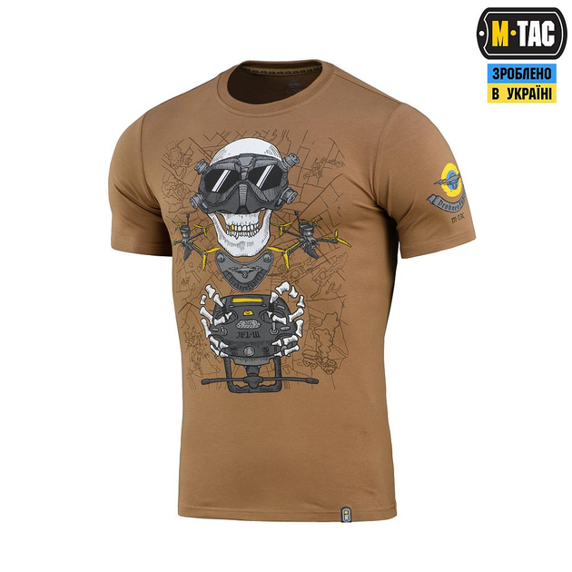 Тактична футболка M-Tac Drohnenführer Coyote Brown койот M - зображення 1