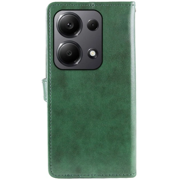 Чохол книжка на Xiaomi Redmi Note 13 4G / для сяомі редмі ноте 13 еко шкіра Зелений Gallant (PU) - Фото 3 Чохол книжка на Xiaomi Redmi Note 13 4G / для сяомі редмі ноте 13 еко шкіра Зелений Gallant (PU) - зображення 3