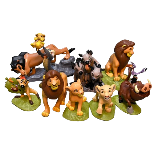 Король Лев The Lion King набір іграшок ігрові фігурки Сімба, Тімон