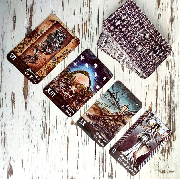 Набор Кладбищенское Таро Necropolis Tarot - Фото 3 Набор Кладбищенское Таро Necropolis Tarot - изображение 3