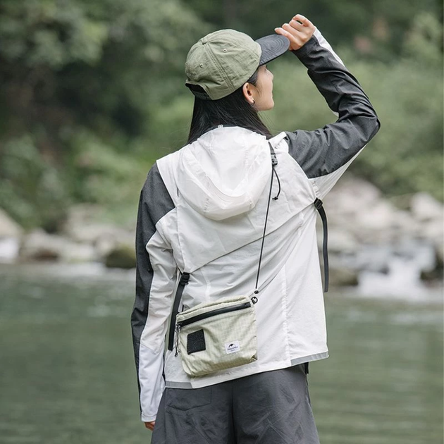 Сумка на плече Naturehike NH20BB204 3л Графіт (Kali) AI761 - зображення 6