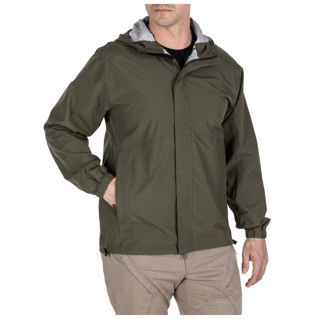 Куртка штормова 5.11 Tactical Duty Rain Shell RANGER GREEN L (48353-186) - изображение 2