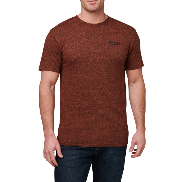 Футболка з малюнком 5.11 Tactical Triblend Legacy Short Sleeve Tee Bronze S (41230ABL-336) - изображение 1