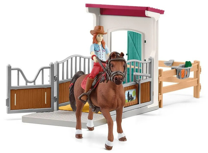 Zestaw do zabawy z figurkami Schleich Horse Box Hannah & Cayenne (4059433855226) - obraz 3