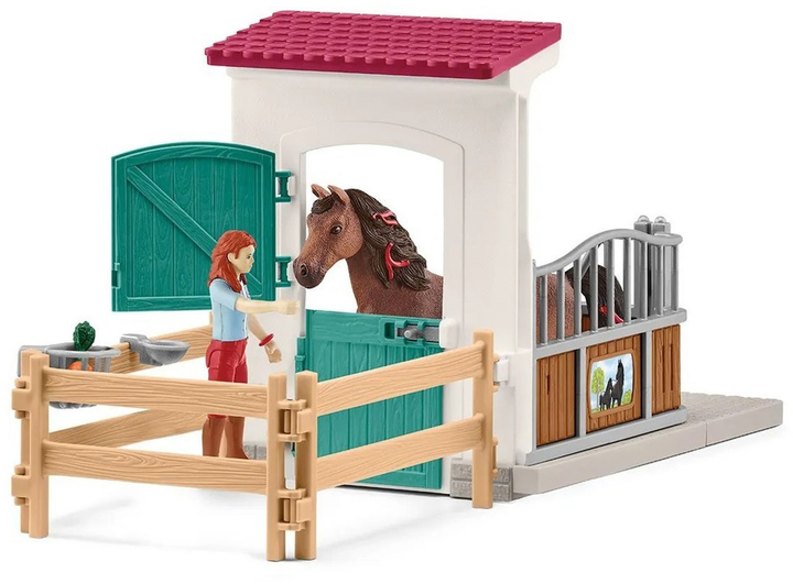 Zestaw do zabawy z figurkami Schleich Horse Box Hannah & Cayenne (4059433855226) - obraz 4