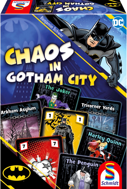Настільна гра Schmidt Batman Chaos in Gotham City (4001504494292) - зображення 1