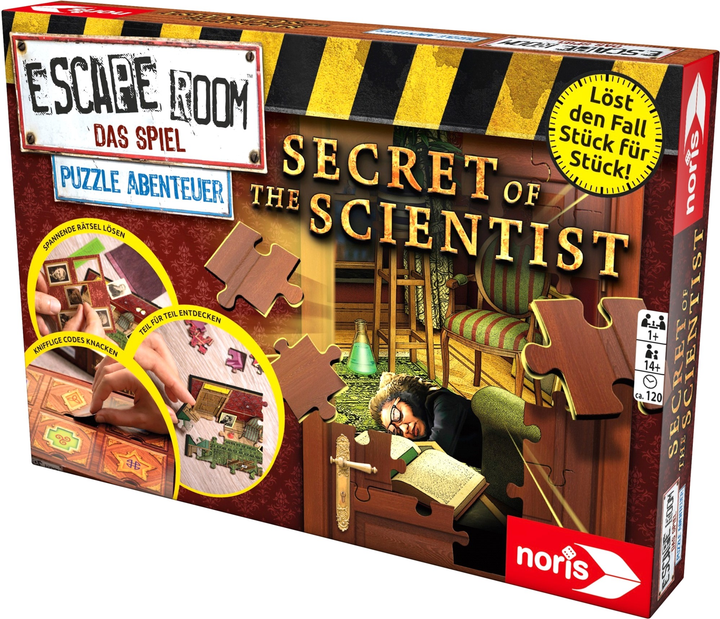 Настільна гра Noris Escape Room The Secret of the Scientist (4000826003977) - зображення 2