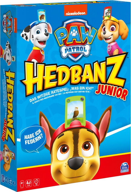 Настільна гра Spin Master Games Hedbanz Junior Paw Patrol (0778988387771) - зображення 1