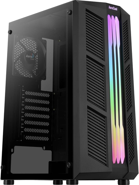 Корпус Aerocool PGS Prime RGB Чорний (AEROPGSPRIME-G-BK-V1) - зображення 11
