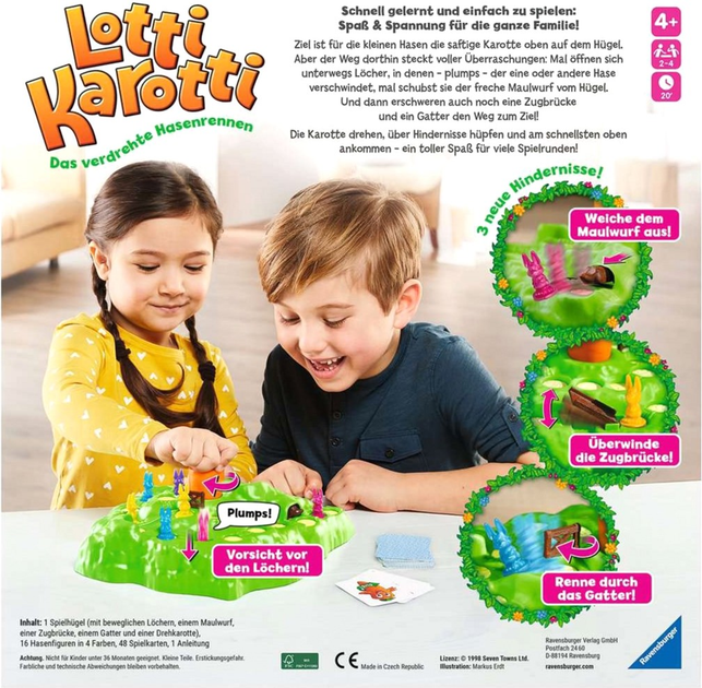 Настільна гра Ravensburger Lotti Karotti (4005556223435) - зображення 3