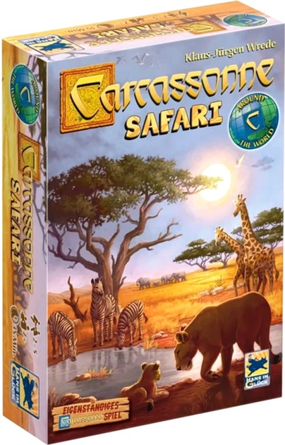 Настільна гра Asmodee Carcassonne Safari (4015566018167) - зображення 1