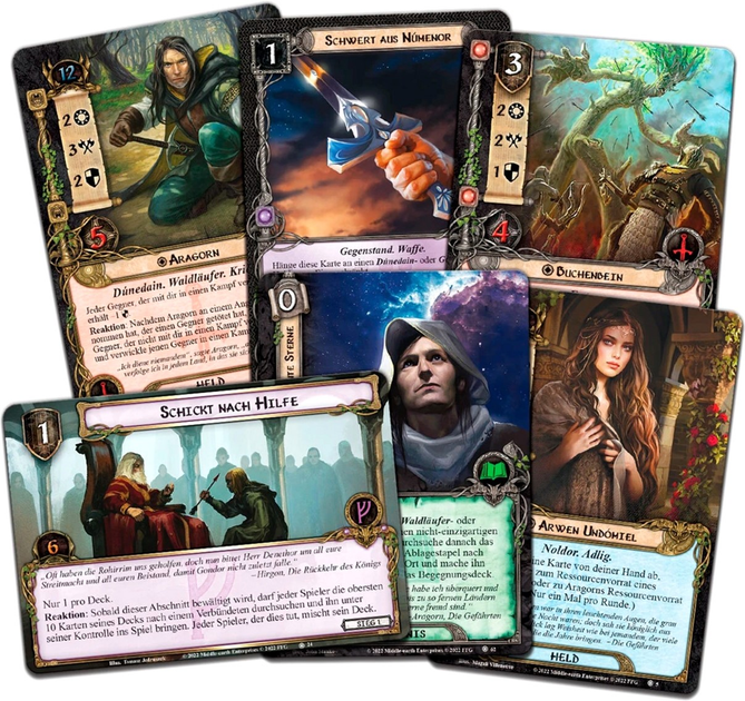 Dodatek do gry planszowej Asmodee The Lord of the Rings: The Card Game Angmar Awakened Hero Expansion (0841333116545) - obraz 2