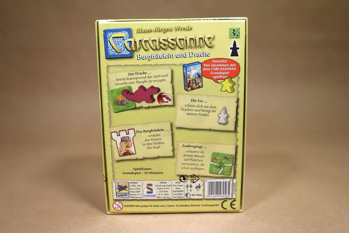 Додаток до настільної гри Asmodee Carcassonne: Damsel And Dragon (4015566018280) - зображення 2