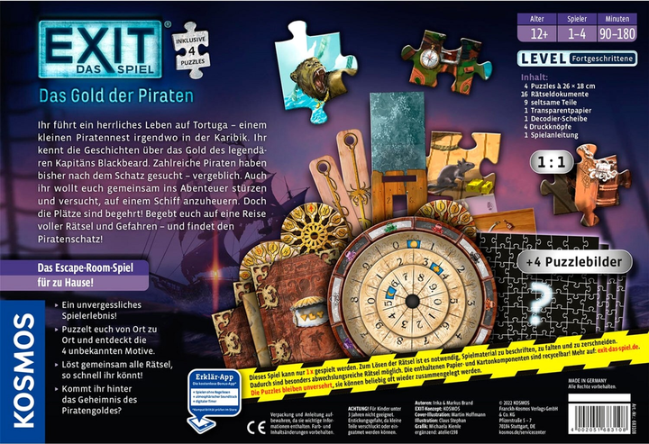 Настільна гра Kosmos Exit The Gold of the Pirates (4002051683108) - зображення 3