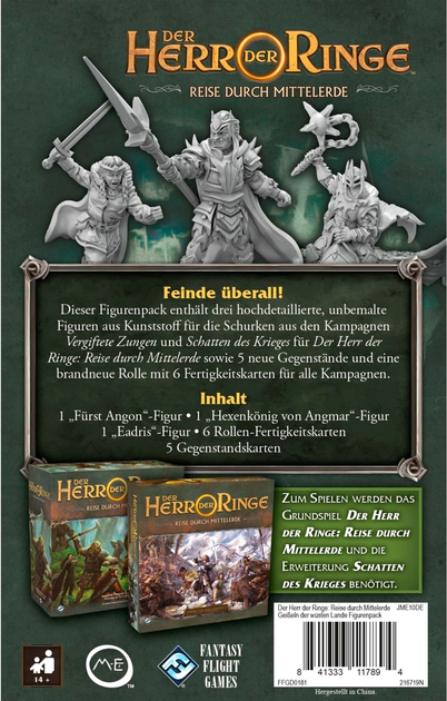Dodatek do gry planszowej Asmodee The Lord of the Rings: Journeys in Middle-Earth Scourges of the Wastes (0841333117894) - obraz 4