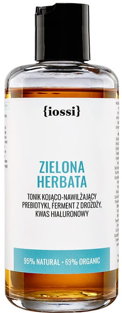 Тонік для обличчя Iossi Зелений чай заспокійливий і зволожувальний 200 мл (5905155510365) - зображення 1